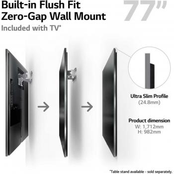 LG OLED Evo G3 77 Inch 4K Ultra HD 4 x HDMI Ports 3 x USB Ports Smart