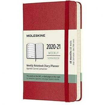 Red Moleskine 18-Month Weekly Notebook