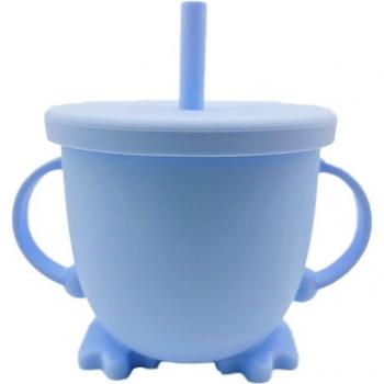 Portable Baby Drinking Straw Bottle