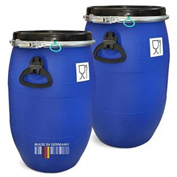 WeichHaltsystem Regen & Maische – 60 L Futter/Trinkwasser‑Fass, lebensmittelecht