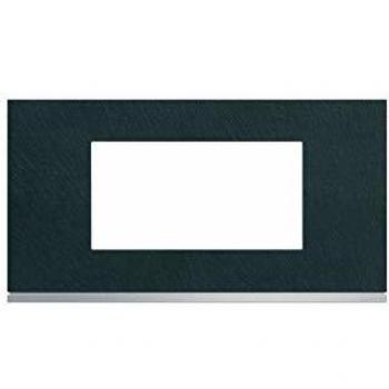 Plaque de finition 4 modules anthracite