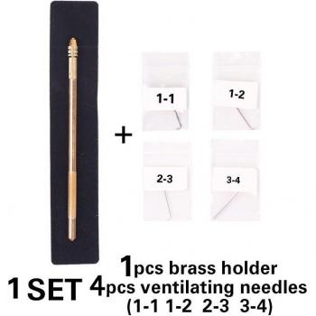 Kit de Peluca Humanizada: 4 Tamaños, 2 Paquetes