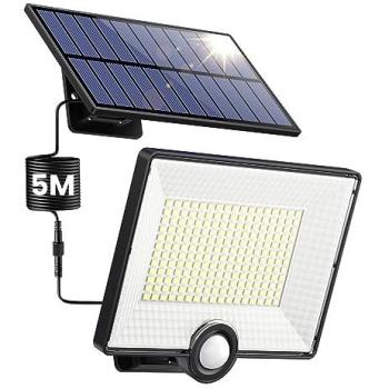 Lampe solaire à détection de présence PXWAXPY 204 LED