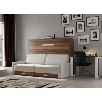 Cama abatible con sofá integrado 150x190