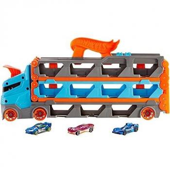 Hot Wheels Carrozzina Corridore 2 in 1 con Track e Auto 1:64