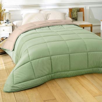Couette confortable 140x200 vert sauge