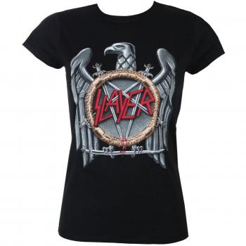 Rocking Silver Eagle Metal Shirt for Her – Slim Cut