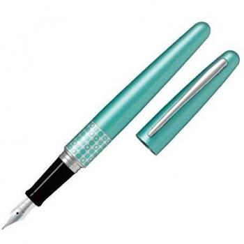 Pilot MR Retro Pop Collection Stylo plume – Violet – Poignée métallique – Moyen