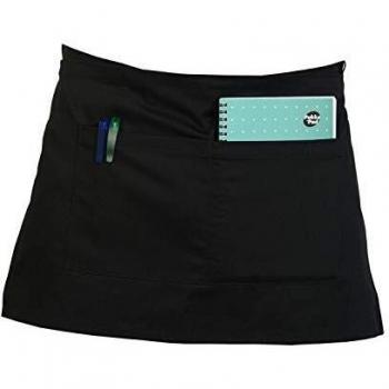 Delantal de trabajo con bolsillo negro Absolute Apparel