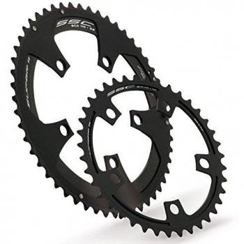 SSC 5B Black 36‑tooth Chainring, Miche Super11 – Shimano 110 BCD Unisex