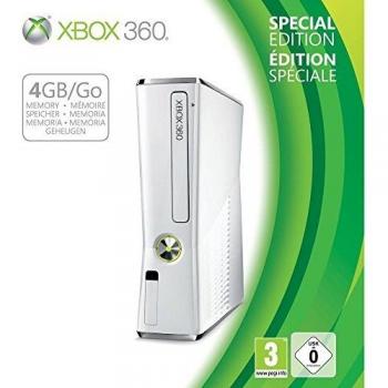 Microsoft Xbox 360 4 Go, Couleur Blanc – Edition Limitée