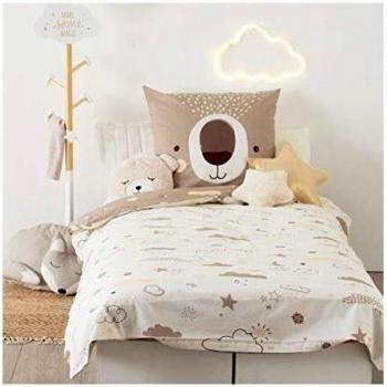 Atmosphera Kinderbettwäsche Set, Baumwolle, Bär-Motiv