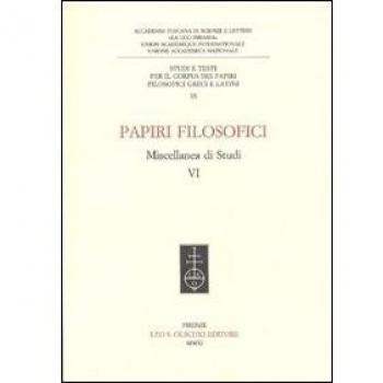 Papiri filosofici. Miscellanea di studi