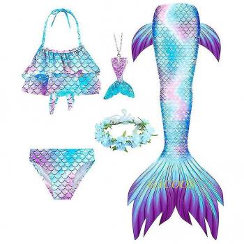 Ensemble de Natation Sirène 5pcs pour Enfants