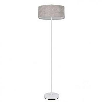 Lámpara de pie Jerte 1xe27 Blanco/Cemento Gris 165x40x40 cm