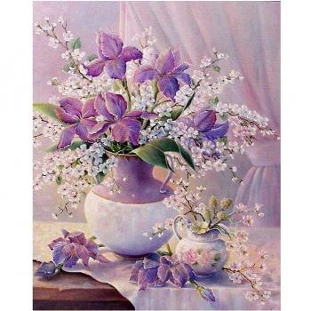GATYZTORY DIY Paint By Numbers Flower Art