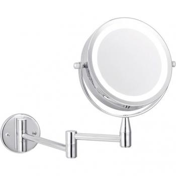 Cosmetic Mirror with 1X/3X/5X/7X Magnification and Adjustable Arm