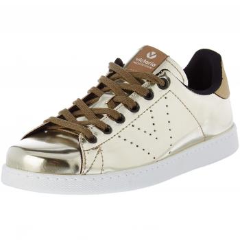 Baskets Basses Femme Victoria, Espejo Metalizado, Or, 39 EU