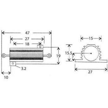 Resistenza 25W E22 Velleman