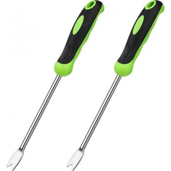 Dual-Action Weeder Kit – Stainless Steel Garden Tool