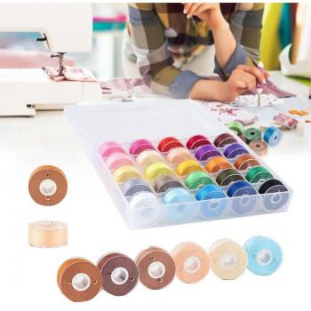 Hilo de colores para máquina de coser (25 bobinas)