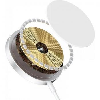 Caricatore Magnetico Wiwu 15W Bianco