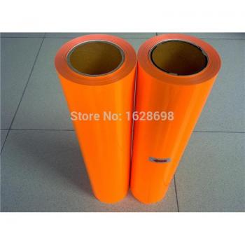 Neonorange PVC Wärmeübertragungsfolie für Kleidung