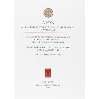 Aion. Annali dell'Università degli studi di Napoli «L'Orientale». Indici della rivista