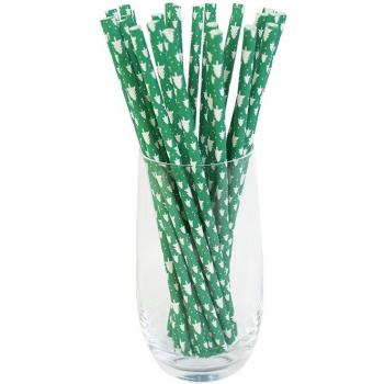 Festive Kraft Paper Drinking Straws