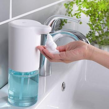 Distributeur Intelligent de Savon Mousse 350 ml – Sans Contact, Recharge USB