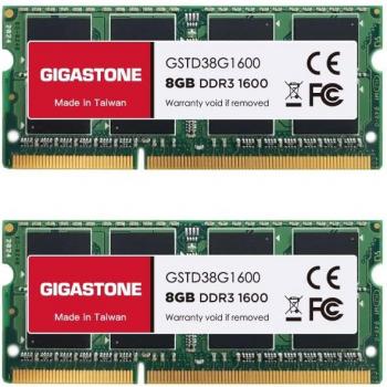 GIGASTONE Kit 16 GB DDR3 – Modulo 204‑Pin SODIMM per PC/Notebook