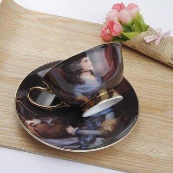 Tasses à café créatives en porcelaine