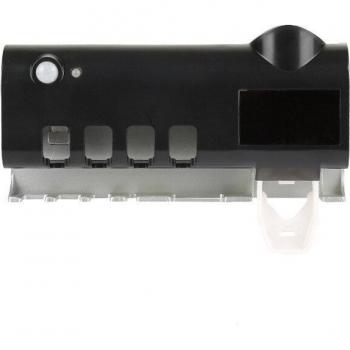 Ultraviolet Toothbrush Sterilizer with Solar Energy and Toothpaste Dispenser