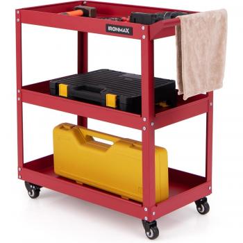 Carrello Multifunzionale 3 Livelli Rosso