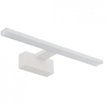 Hochwertige Wandleuchte mit LED Technologie, Aluminium, IP44, 40 cm breit, weiß, neutralweißes Licht, 4000 K, 650 Lumen