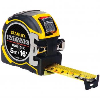 Stanley FatMax Pro Autolock Tape Measure 5 meter 16ft STA033503