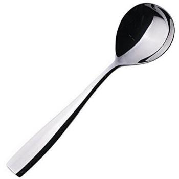 Genware 12-Piece Square Soup Spoon Set