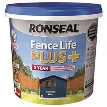 Purple Square Midnight Blue Fence Sealant – 12 L (Ronseal)