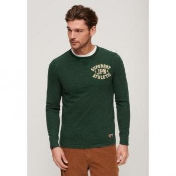 Superdry Herren Langarmshirt mit Logo-Druck