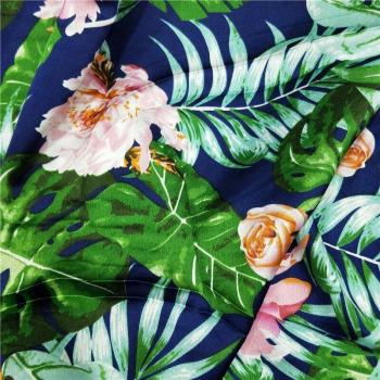 Hawaii-Inspired Crepe Shirt Fabric