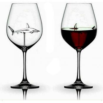 Décor Verre Requin Fête
