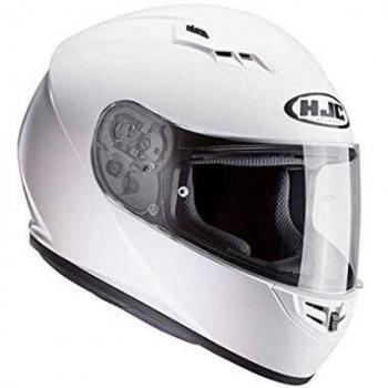 HJC Casco de Moto Blanco Talla M