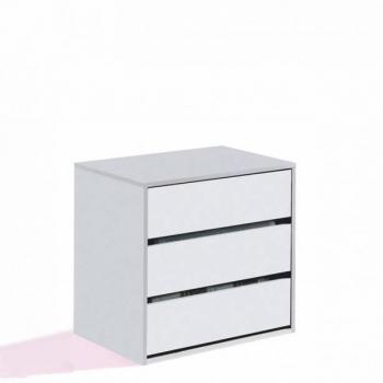 Cajonera Maya 3 cajones blanco 57x60x44 cm