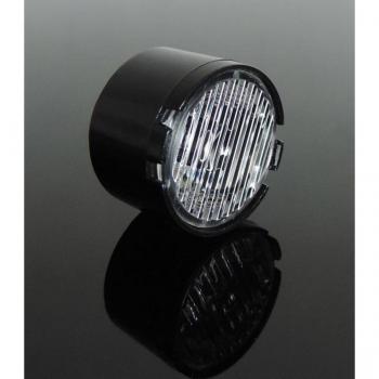 Set Unidades: Lente LED Corrugado 20° × 40°, Soporte y Arandela PMMA