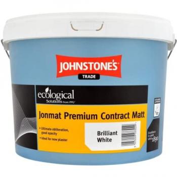 10L Johnstone's Covaplus Vinyl Matt Brilliant White Paint