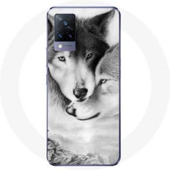 Black & White Lupine V21 Phone Shell