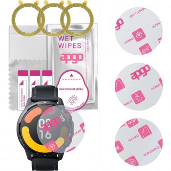 Set 3× Verres Ultra-Clairs Apgo – Compatibles avec la Xiaomi Watch S1 Active