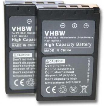 Pack de batteries rechargeables 900 mAh 7,2 V – Compatibilité Olympus E400/E‑400/E‑410/E‑420/E‑450/E‑600/E