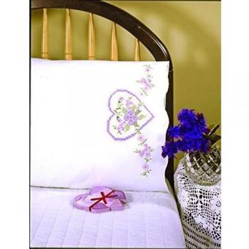 Tobin 20x30 Lilac Heart Embroidery Kit