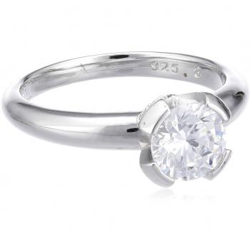 ESPRIT Ring für Damen 925 Sterling Silber rhodiniert Zirkonia Solaris Gr.57
